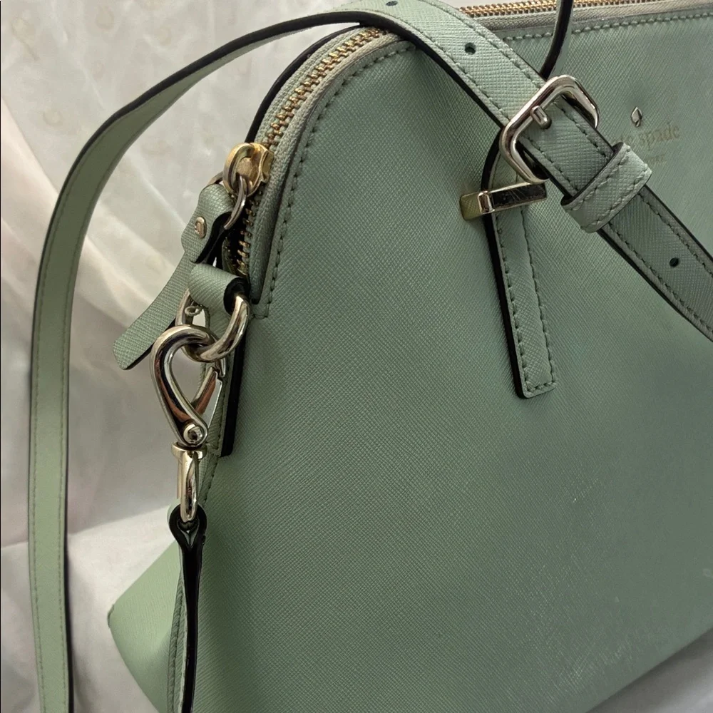 Kate Spade Mint Green Crossbody Doom Satchel - Picture 3 of 7